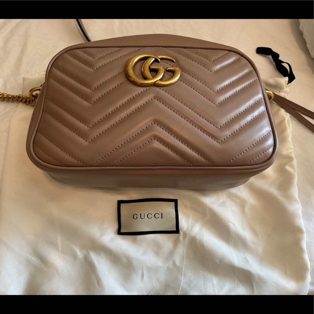 Gucci Marmont Small Matelasse Shoulder Bag